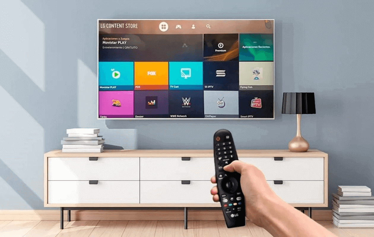 TV set top box and remote